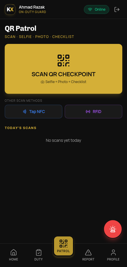 QR / NFC / RFID CHECKPOINT